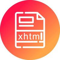 xhtml criativo ícone Projeto vetor