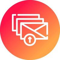 o email explosões criativo ícone Projeto vetor