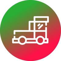 pegar caminhão criativo ícone Projeto vetor