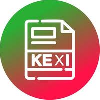 kexi criativo ícone Projeto vetor