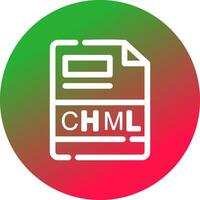 chml criativo ícone Projeto vetor