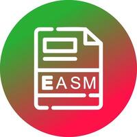 easm criativo ícone Projeto vetor