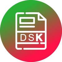 dsk criativo ícone Projeto vetor