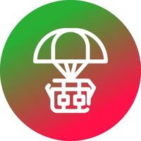 design de ícone criativo airdrop vetor