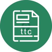 ttc criativo ícone Projeto vetor