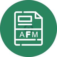 afm criativo ícone Projeto vetor