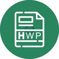 hwp criativo ícone Projeto vetor