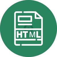 html criativo ícone Projeto vetor