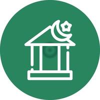 islâmico bancário criativo ícone Projeto vetor