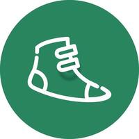 futebol sapatos criativo ícone Projeto vetor