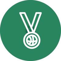 design de ícone criativo de medalha vetor