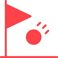 design de ícone criativo de golfe vetor