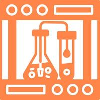 design de ícone criativo de química vetor