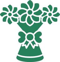 design de ícone criativo de flor vetor