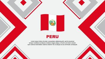 Peru bandeira abstrato fundo Projeto modelo. Peru independência dia bandeira papel de parede vetor ilustração. independência dia