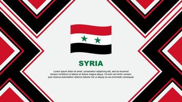 Síria bandeira abstrato fundo Projeto modelo. Síria independência dia bandeira papel de parede vetor ilustração. Síria vetor