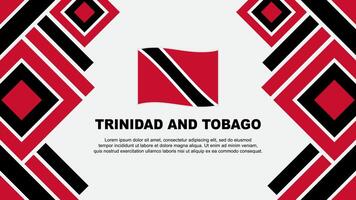 trinidad e tobago bandeira abstrato fundo Projeto modelo. trinidad e tobago independência dia bandeira papel de parede vetor ilustração. trinidad e tobago