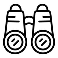 Salva-vidas binóculos ícone esboço vetor. emergência equipamento vetor