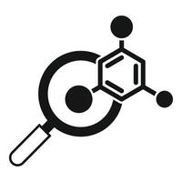 laboratório pesquisa ícone simples vetor. química laboratório vetor