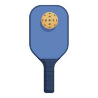 jogar remo esporte ícone desenho animado vetor. pickleball jogos vetor