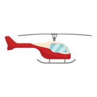 exploração helicóptero ícone desenho animado vetor. ártico cientista vetor