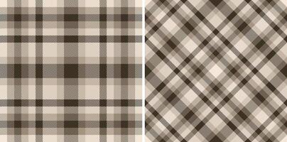 desatado padronizar tartan do fundo tecido têxtil com uma textura vetor xadrez verificar.