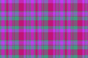 página de recados textura fundo tecido, cartão postal tartan padronizar vetor. rabisco têxtil Verifica desatado xadrez dentro Rosa e cerceta cores. vetor