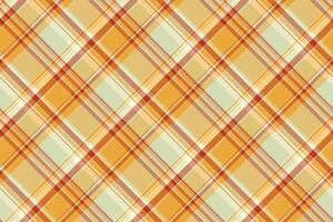 geométrico vetor tecido têxtil, de outros xadrez padronizar textura. festa fundo desatado tartan Verifica dentro âmbar e laranja cores.