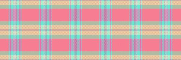 instalando textura tecido tartan, malha padronizar xadrez vetor. cruzado Verifica fundo desatado têxtil dentro vermelho e Rosa cores. vetor