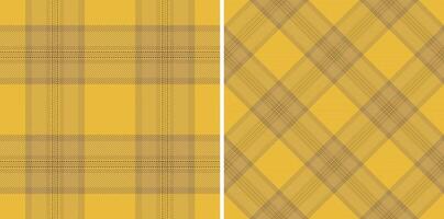 fundo tecido xadrez do textura Verifica têxtil com uma padronizar tartan desatado vetor. vetor