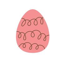ilustração de ovo de páscoa vetor