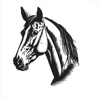 cavalo silhueta animal logotipo Preto cavalos gráfico vetor ilustração