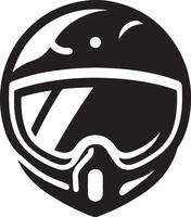 mínimo motocicleta capacete ícone, Preto cor vetor silhueta, branco fundo 23
