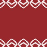 tradicional étnico ikat motivo tecido padronizar geométrico estilo.africano ikat bordado étnico oriental padronizar vermelho fundo papel de parede. abstrato, vetor, ilustração.textura, quadro, decoração. vetor
