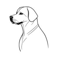 fofa cachorro vetor Preto e branco desenho animado personagem Projeto coleção. branco fundo. animais de estimação, animais.