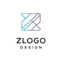 carta z logotipo linha arte, moderno Projeto inspiração vetor