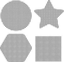 básico geométrico forma isolado em uma branco fundo vetor ilustração