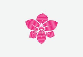 orquídea flor logotipo Projeto modelo vetor ilustração