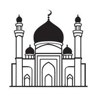 mão desenhado ilustração do mesquita vetor
