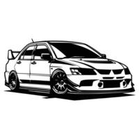 jdm carro ilustração vetor