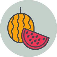 ícone de vetor de melancia
