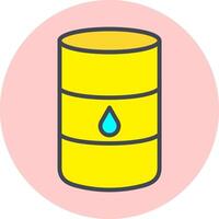 ícone de vetor de barril de petróleo