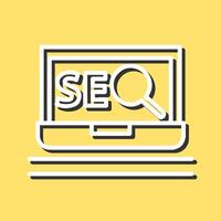 seo rótulo vetor ícone