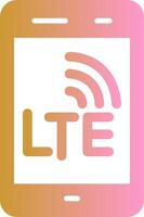 lte vetor ícone