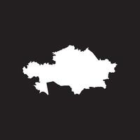 Cazaquistão mapa ícone vetor
