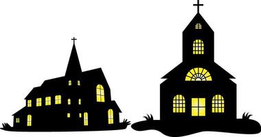 dia das Bruxas assustador fantasma casa ilustração vetor