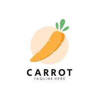 simples vetor cenoura vegetal logotipo Projeto