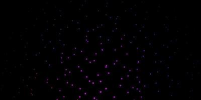 fundo vector roxo escuro com estrelas coloridas.