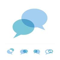 chat, falar, falar, ícone, logotipo de consultoria de comunicação, sinal de mensagem de diálogo de resposta, símbolo de mensagem de consulta de suporte. vetor
