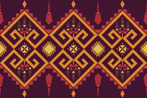 geométrico étnico oriental desatado padronizar. pode estar usava dentro tecido Projeto para roupas, têxtil, invólucro, fundo, papel de parede, batik, tapete, bordado estilo vetor